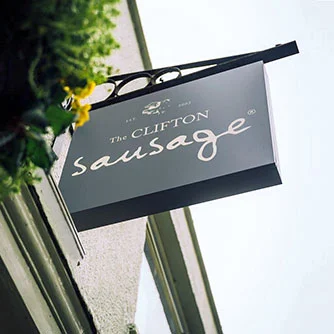 The Clifton Sausage restaurant, Clifton Village, Bristol